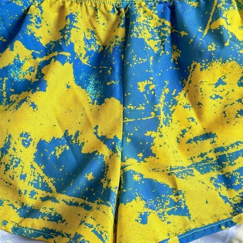 Nike Blue and Yellow Athletic Shorts - Picture 4 of 11